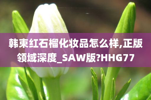 韩束红石榴化妆品怎么样,正版领域深度_SAW版?HHG77