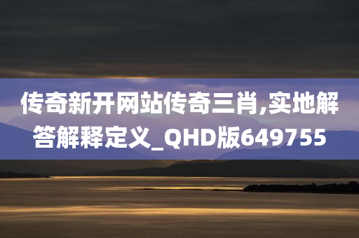 传奇新开网站传奇三肖,实地解答解释定义_QHD版649755