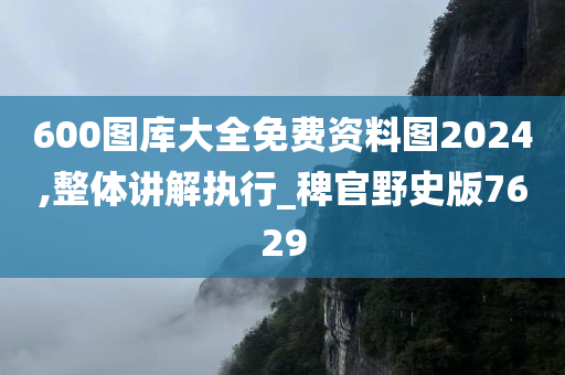 600图库大全免费资料图2024,整体讲解执行_稗官野史版7629
