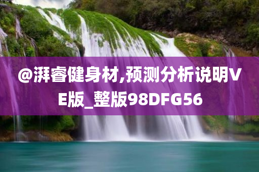 @湃睿健身材,预测分析说明VE版_整版98DFG56