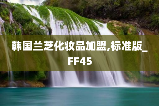 韩国兰芝化妆品加盟,标准版_FF45