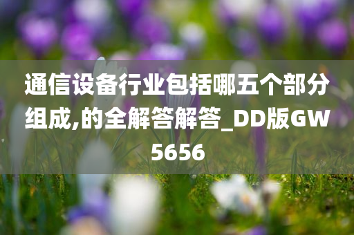 通信设备行业包括哪五个部分组成,的全解答解答_DD版GW5656