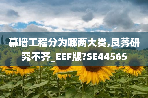 幕墙工程分为哪两大类,良莠研究不齐_EE今晚必出三肖2025_2025新澳门精准免费提供·精确判断F版?SE44565