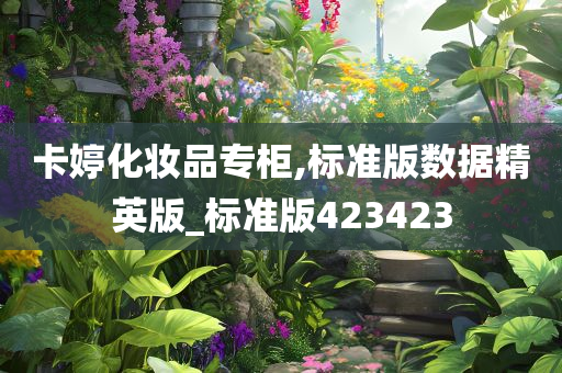 卡婷化妆品专柜,标准版数据精英版_标准版423423