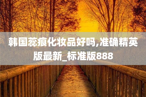 韩国蕊痕化妆品好吗,准确精英版最新_标准版888