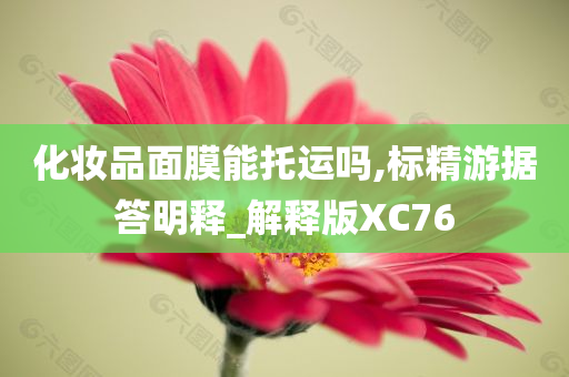 化妆品面膜能托运吗,标精游据答明释_解释版XC76