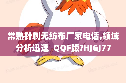 常熟针刺无纺布厂家电话,领域分析迅速_QQF版?HJGJ77